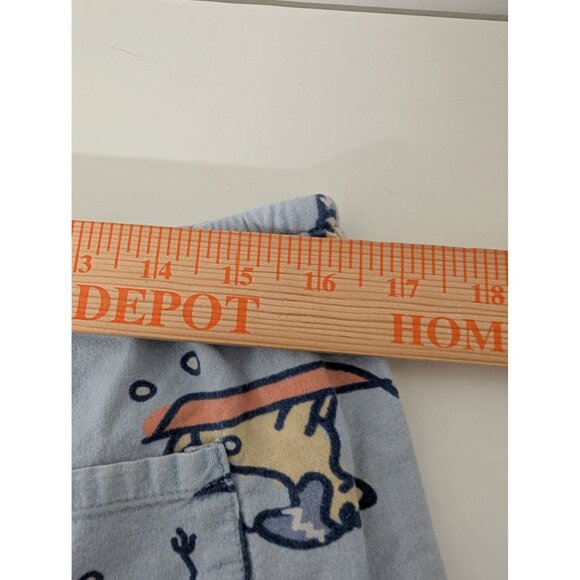 Life is Good Dog Sledding Pajama Pants Womens Size Large Blue Snow Drawstring - Picture 8 of 11